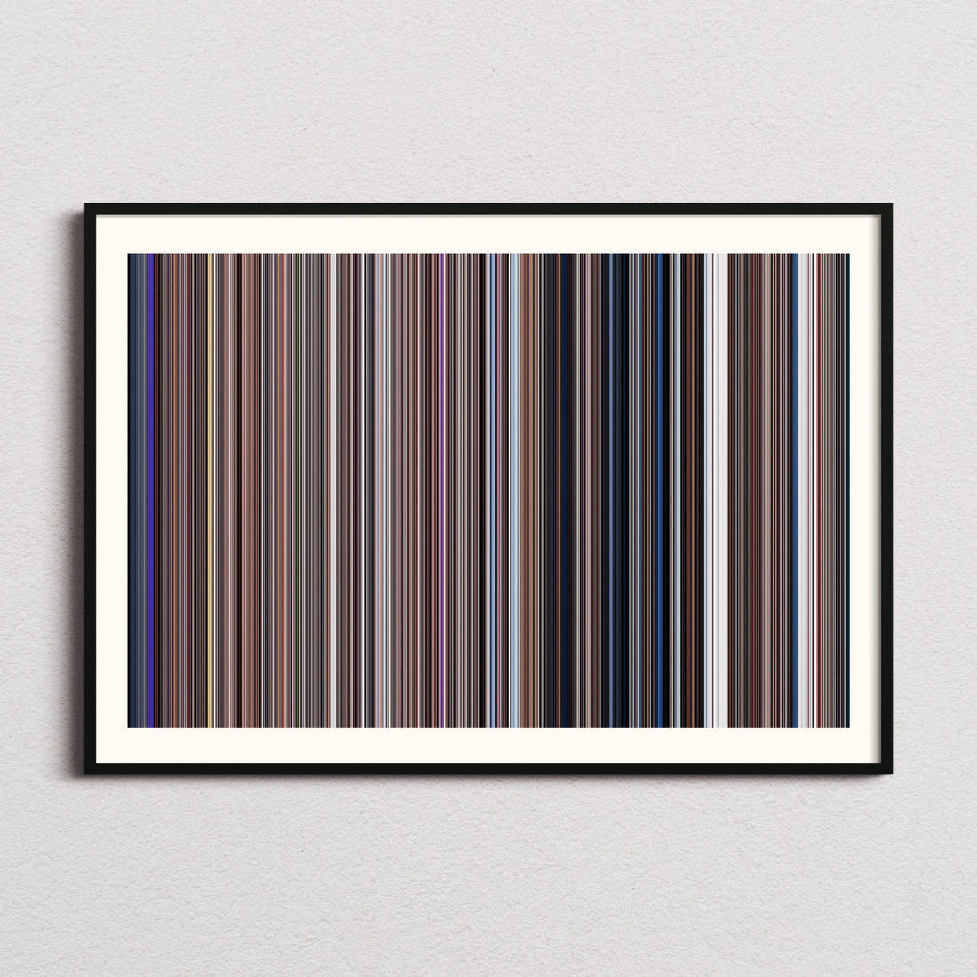 On Her Majesty's Secret Service Movie Barcode Poster - Barcode Only