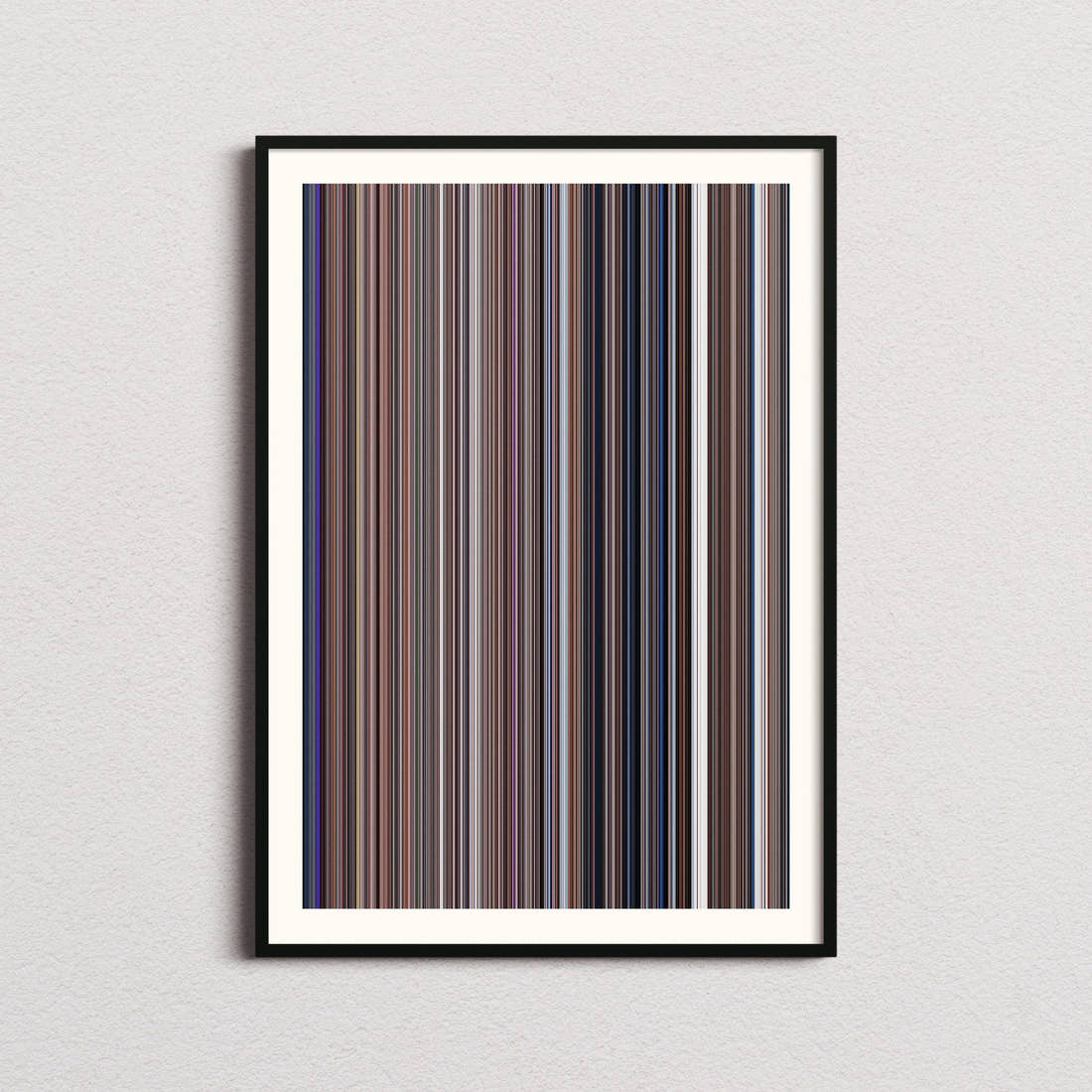 On Her Majesty's Secret Service Movie Barcode Poster - Barcode Only