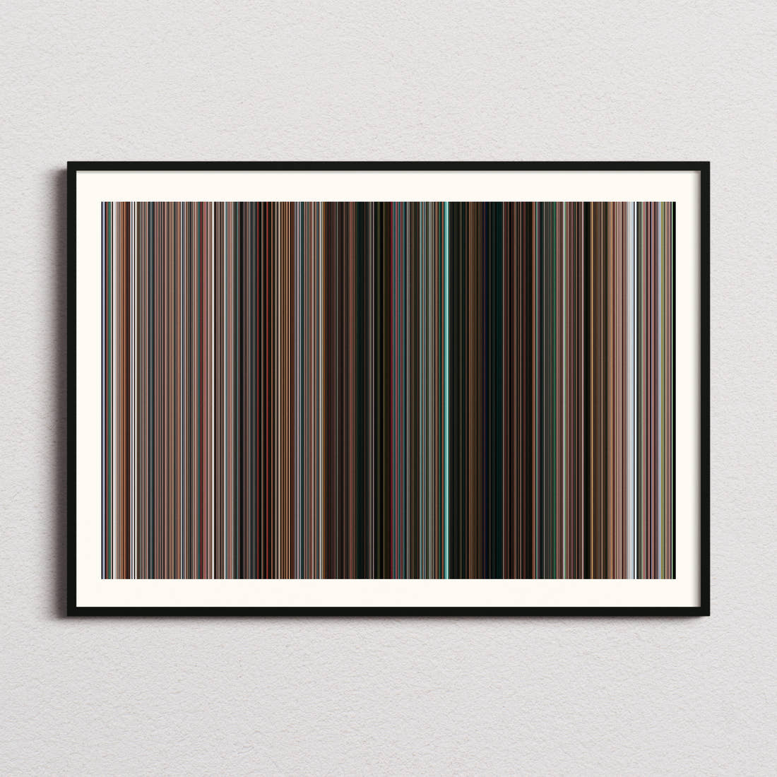 One Night Only Movie Barcode Poster - Barcode Only