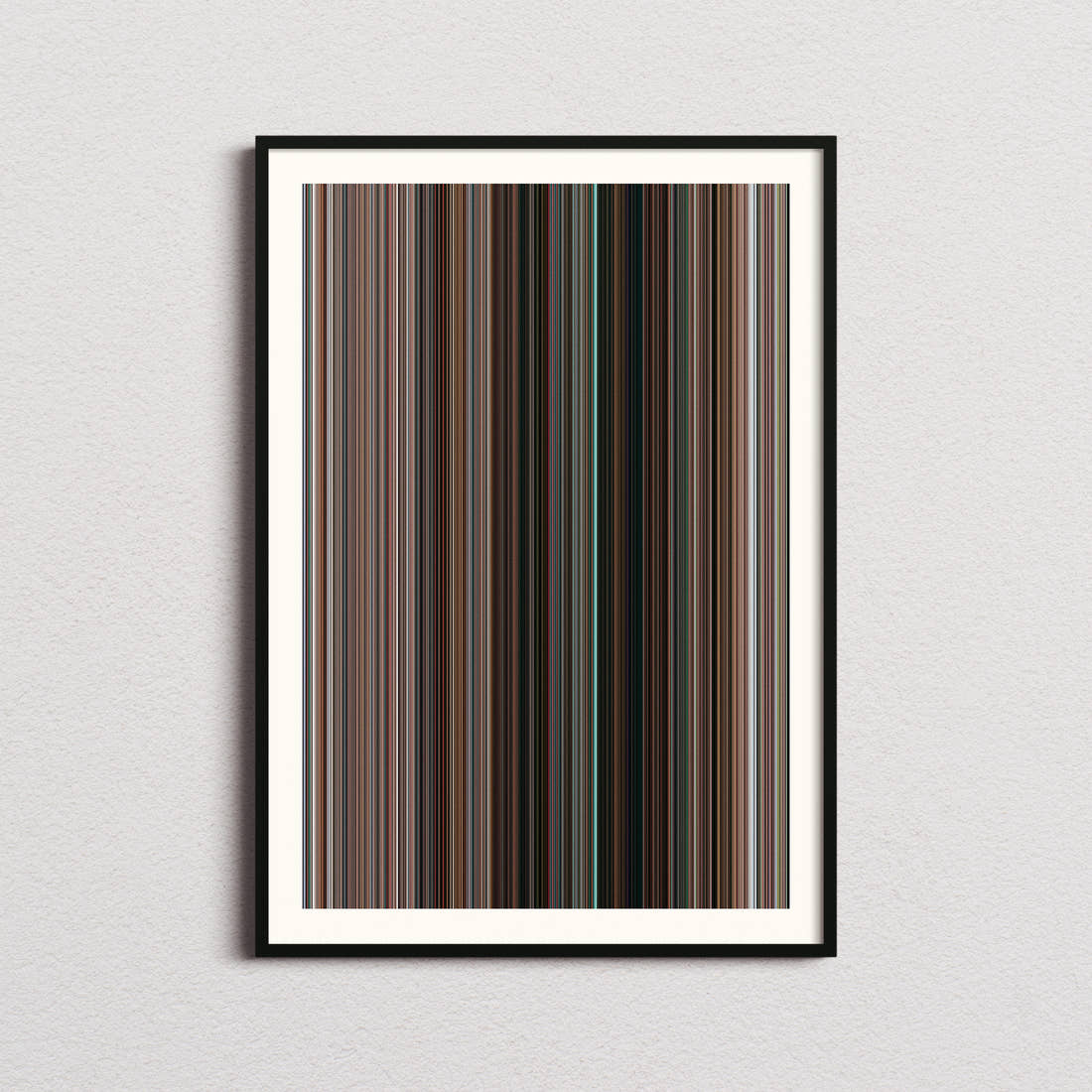 One Night Only Movie Barcode Poster - Barcode Only