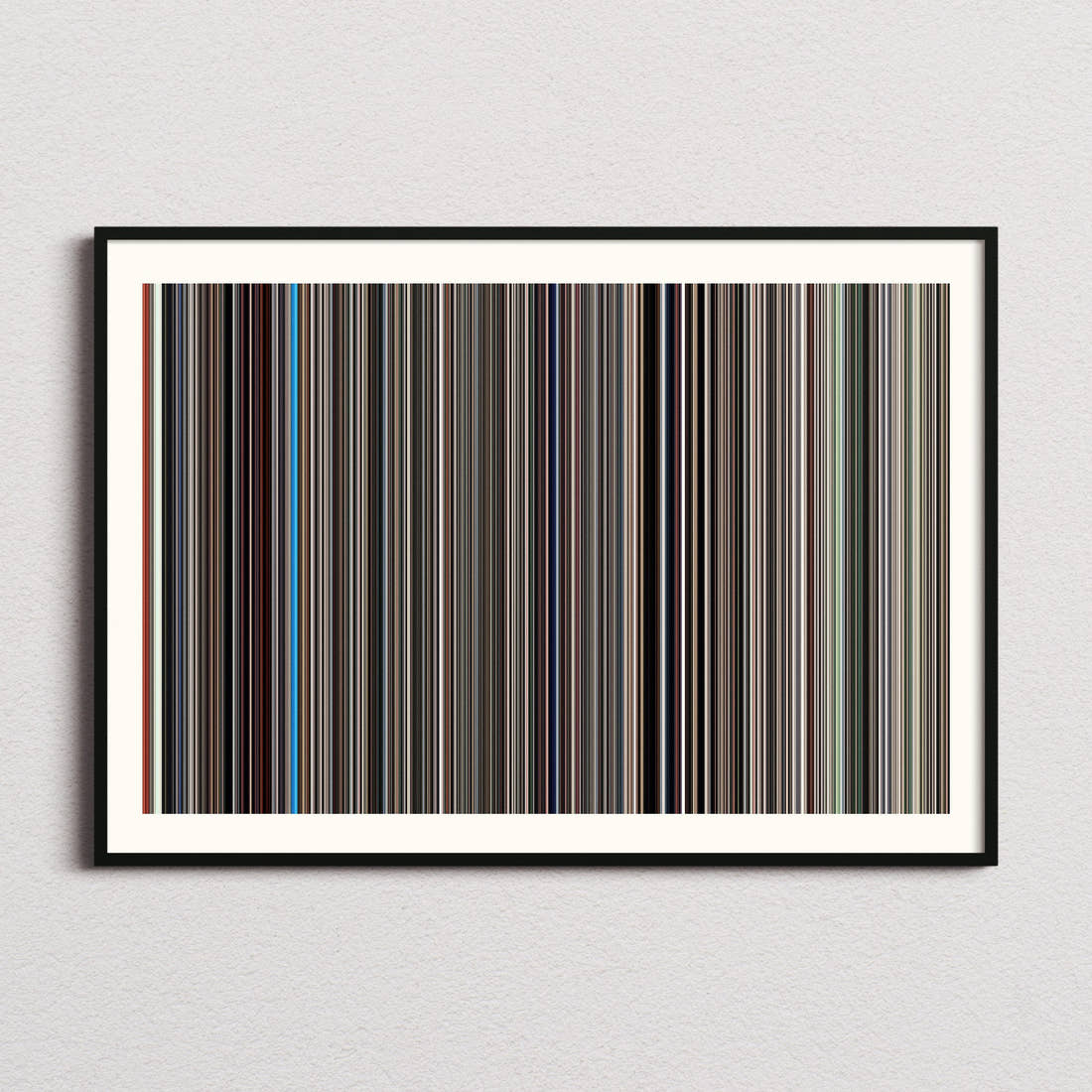 Oppenheimer Movie Barcode Poster - Barcode Only
