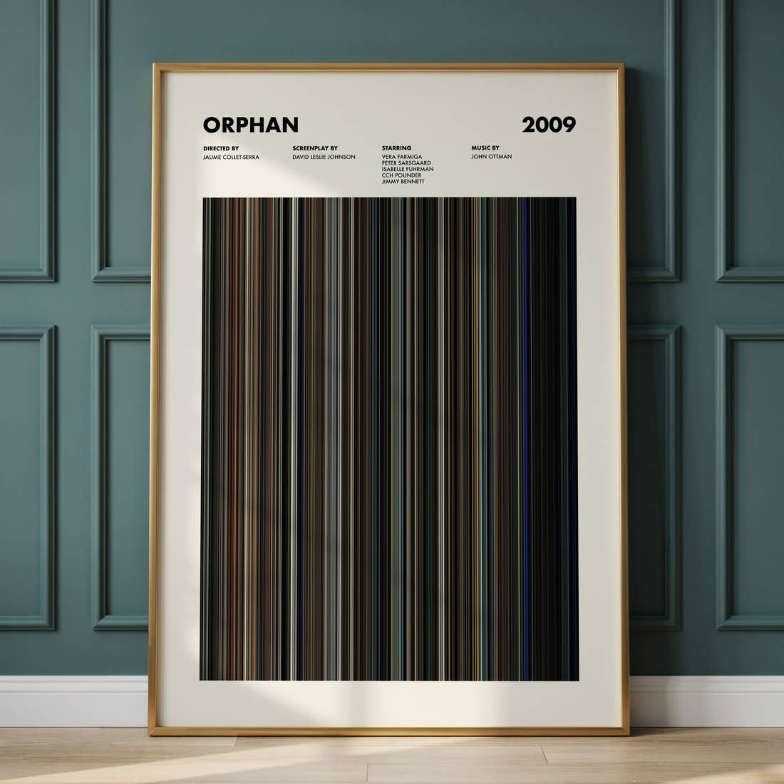 Orphan Movie Barcode Poster
