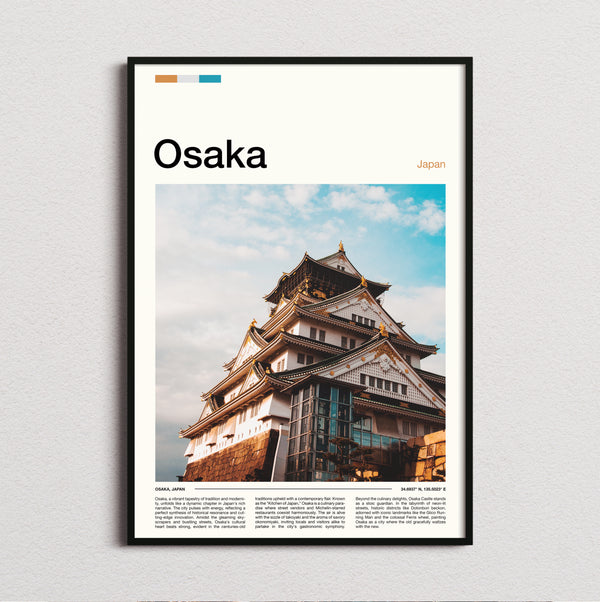 Osaka - Castle Tower - Travel Print