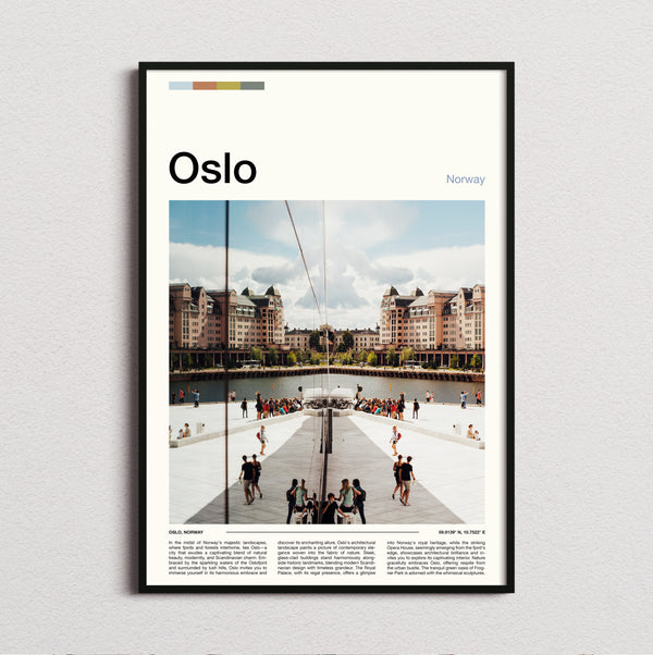 Oslo - Opera House Roof - Travel Print