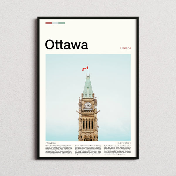 Ottawa - Peace Tower - Travel Print