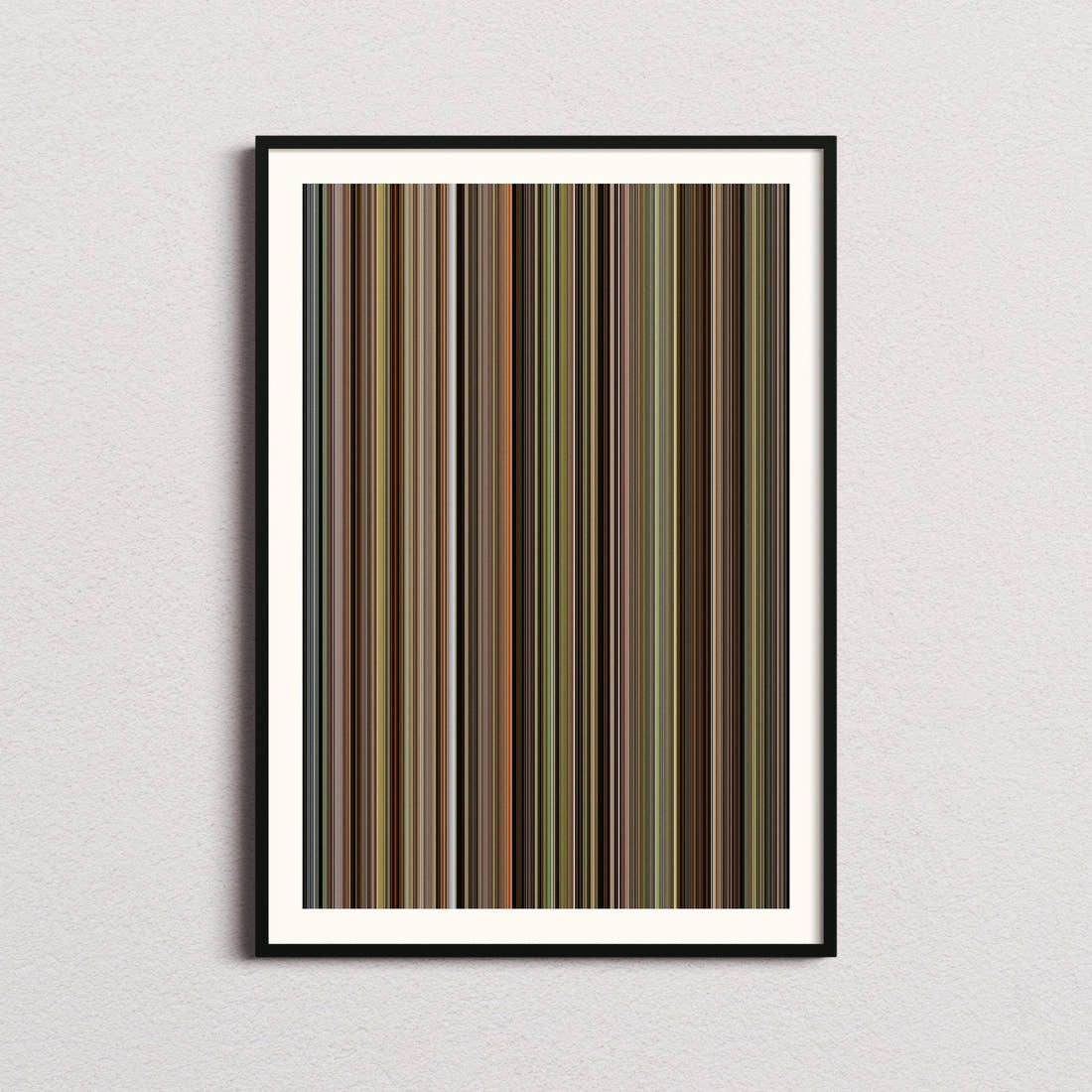 Out of Africa Movie Barcode Poster - Barcode Only