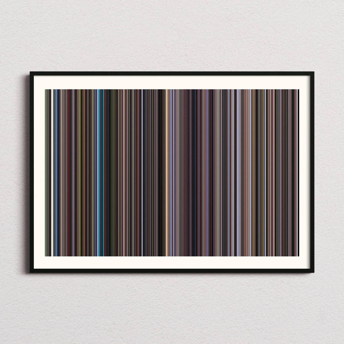 Outbreak Movie Barcode Poster - Barcode Only