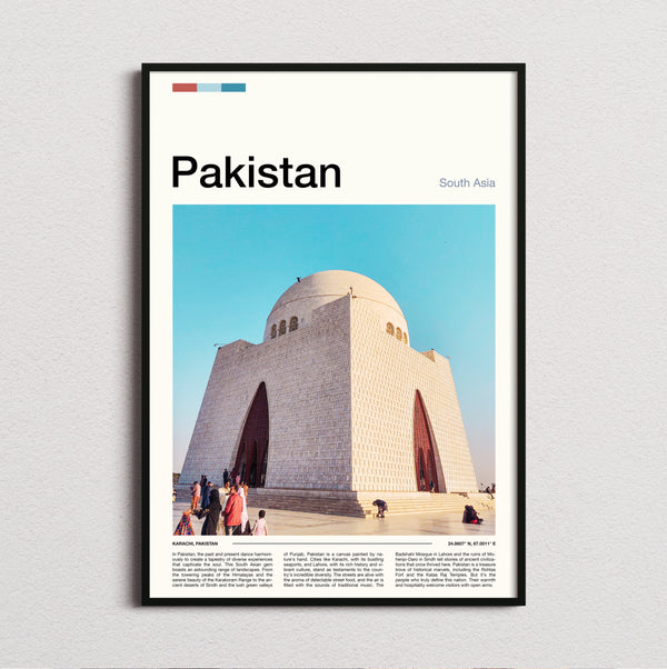 Pakistan - Jinnah Mausoleum - Travel Print