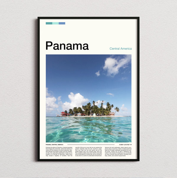 Panama - Small Island - Travel Print