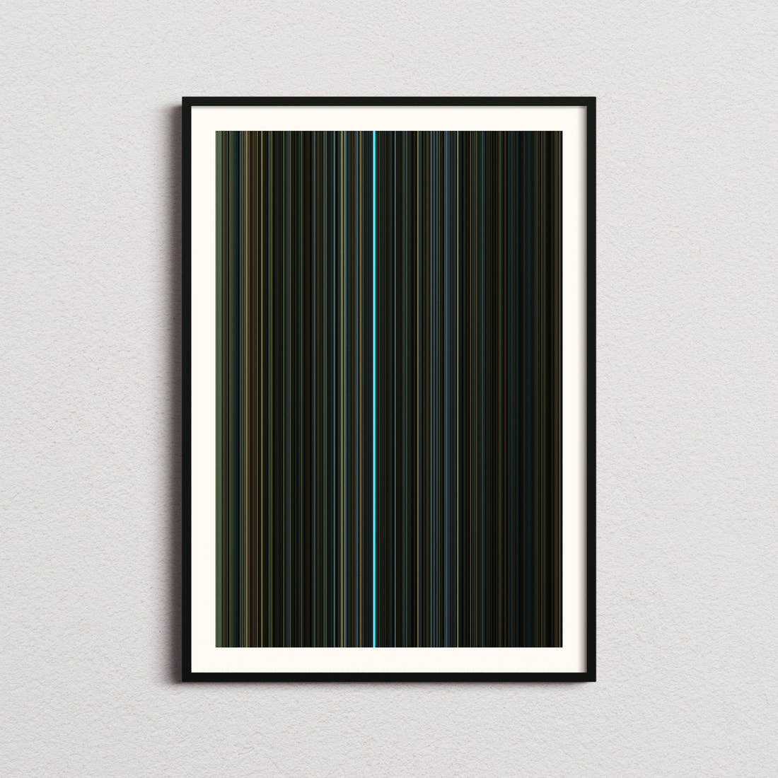 Panic Room Movie Barcode Poster - Barcode Only