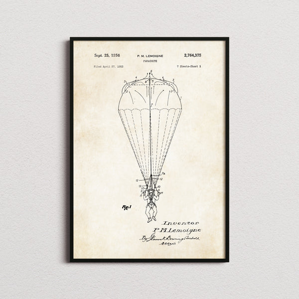 Parachute Patent Print