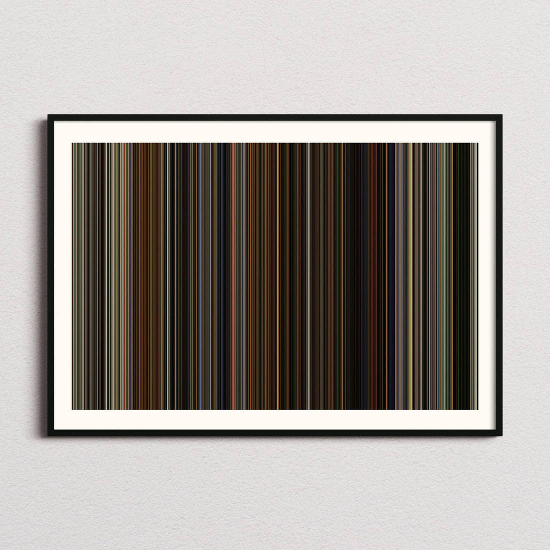 Parasite Movie Barcode Poster - Barcode Only