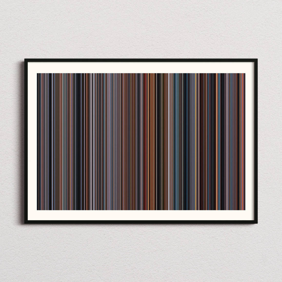Passengers Movie Barcode Poster - Barcode Only