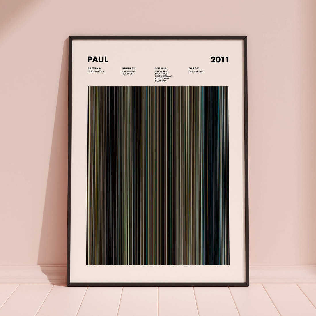 Paul Movie Barcode Poster