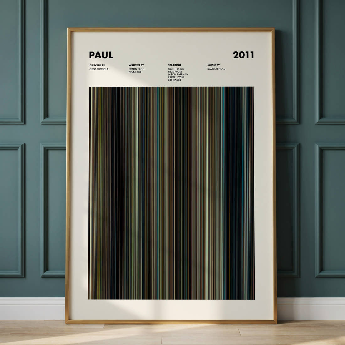 Paul Movie Barcode Poster