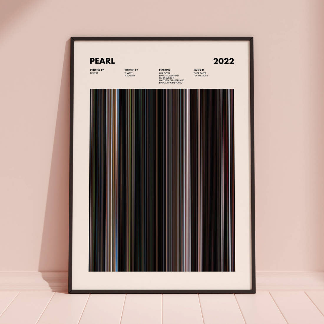 Pearl Movie Barcode Poster