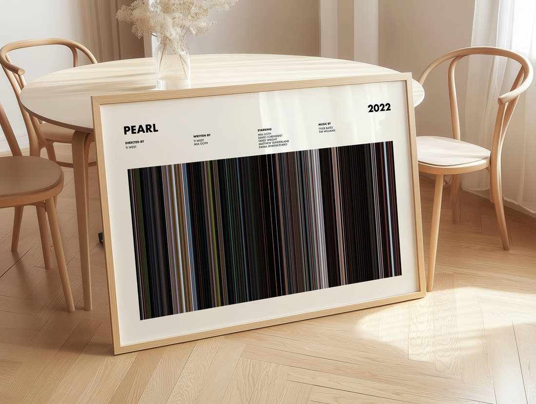 Pearl Movie Barcode Poster