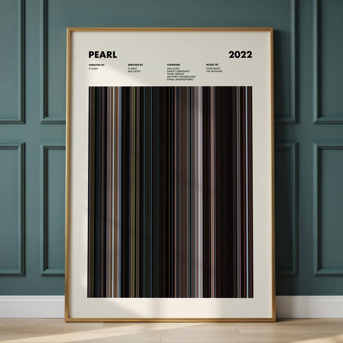 Pearl Movie Barcode Poster