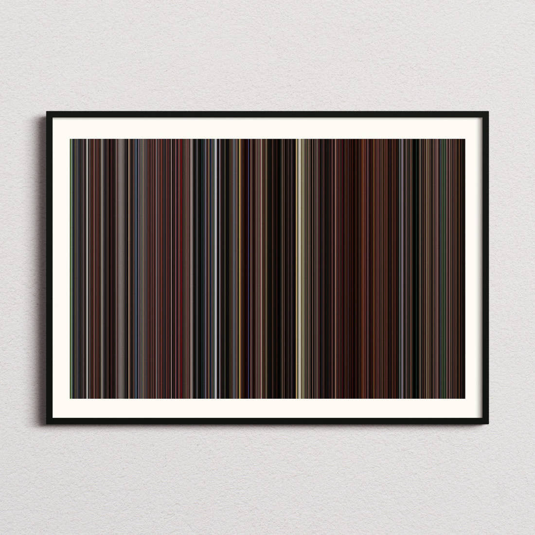 Performance Movie Barcode Poster - Barcode Only