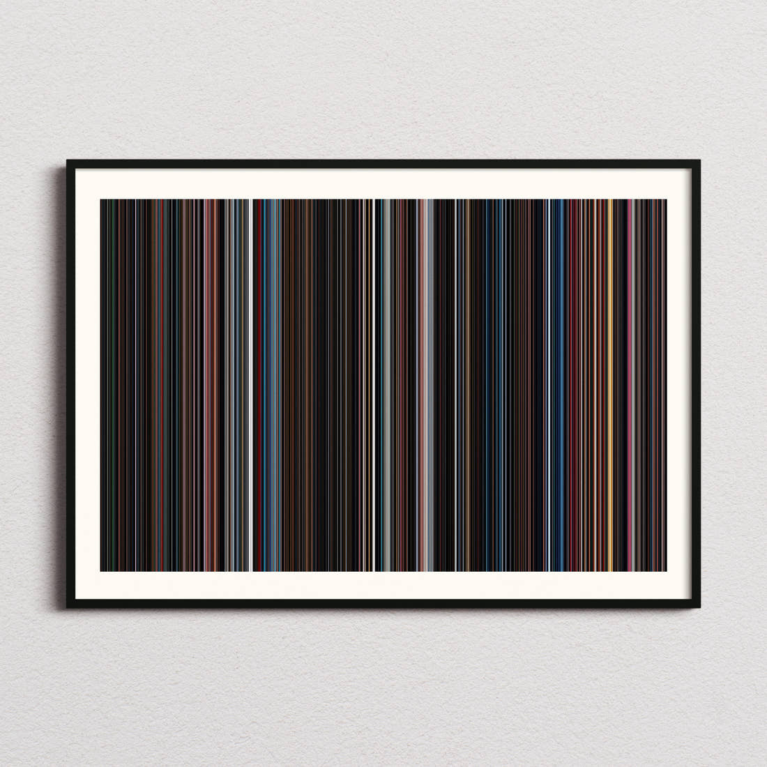 Phantom of the Paradise Movie Barcode Poster - Barcode Only