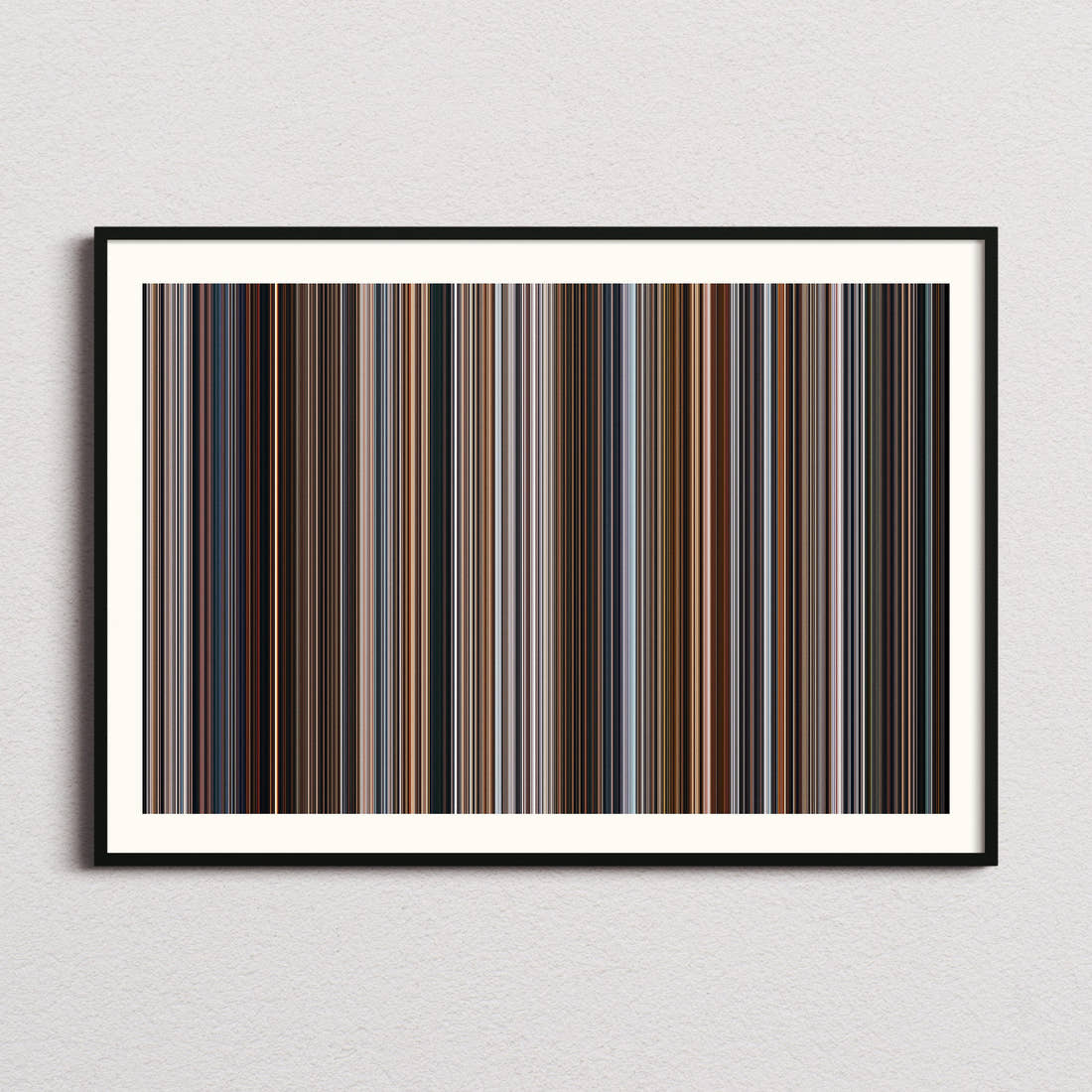 Phantom Thread Movie Barcode Poster - Barcode Only