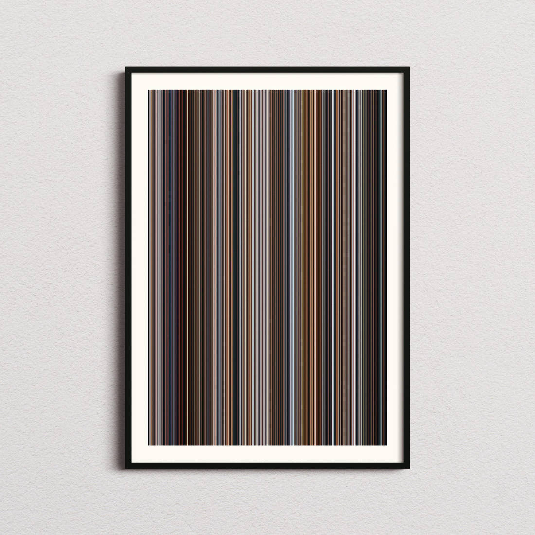 Phantom Thread Movie Barcode Poster - Barcode Only