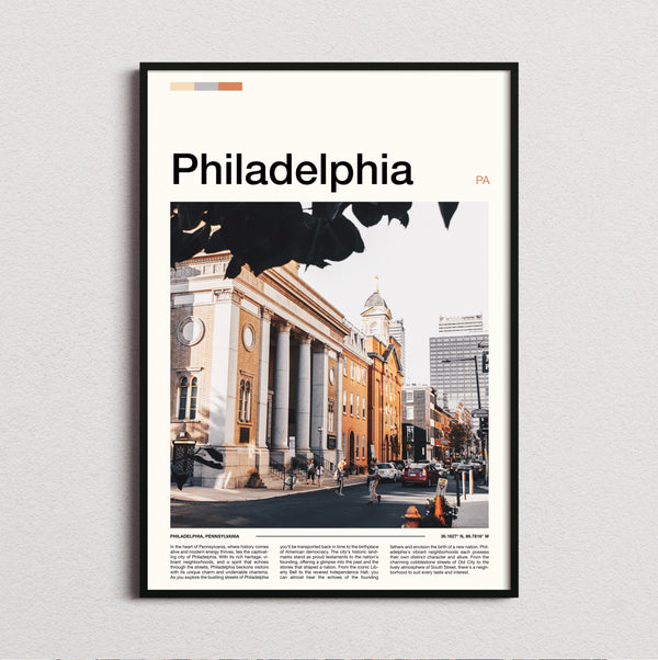 Philadelphia - Neoclassical Building - Travel Print