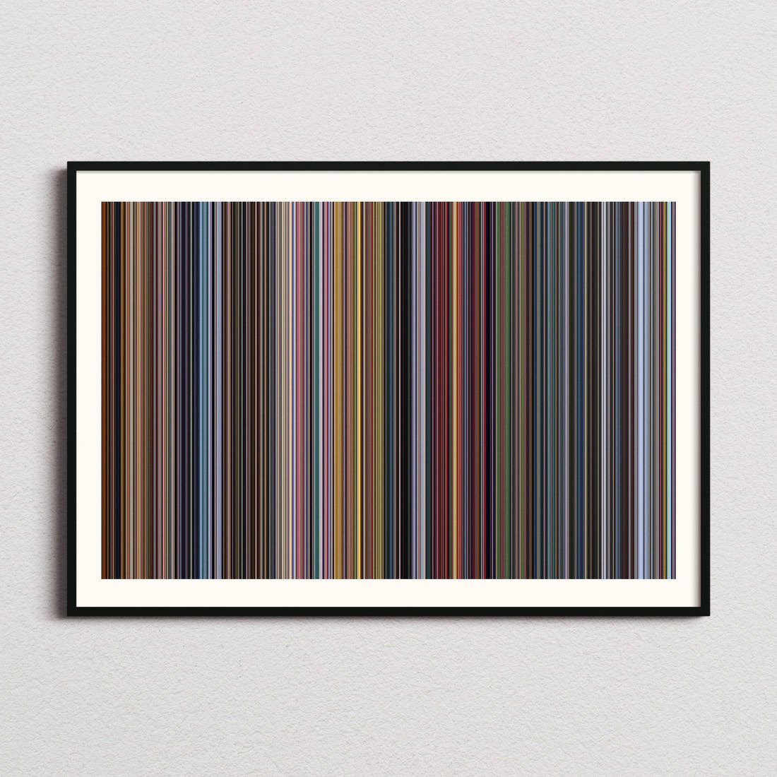 Pinocchio Movie Barcode Poster - Barcode Only