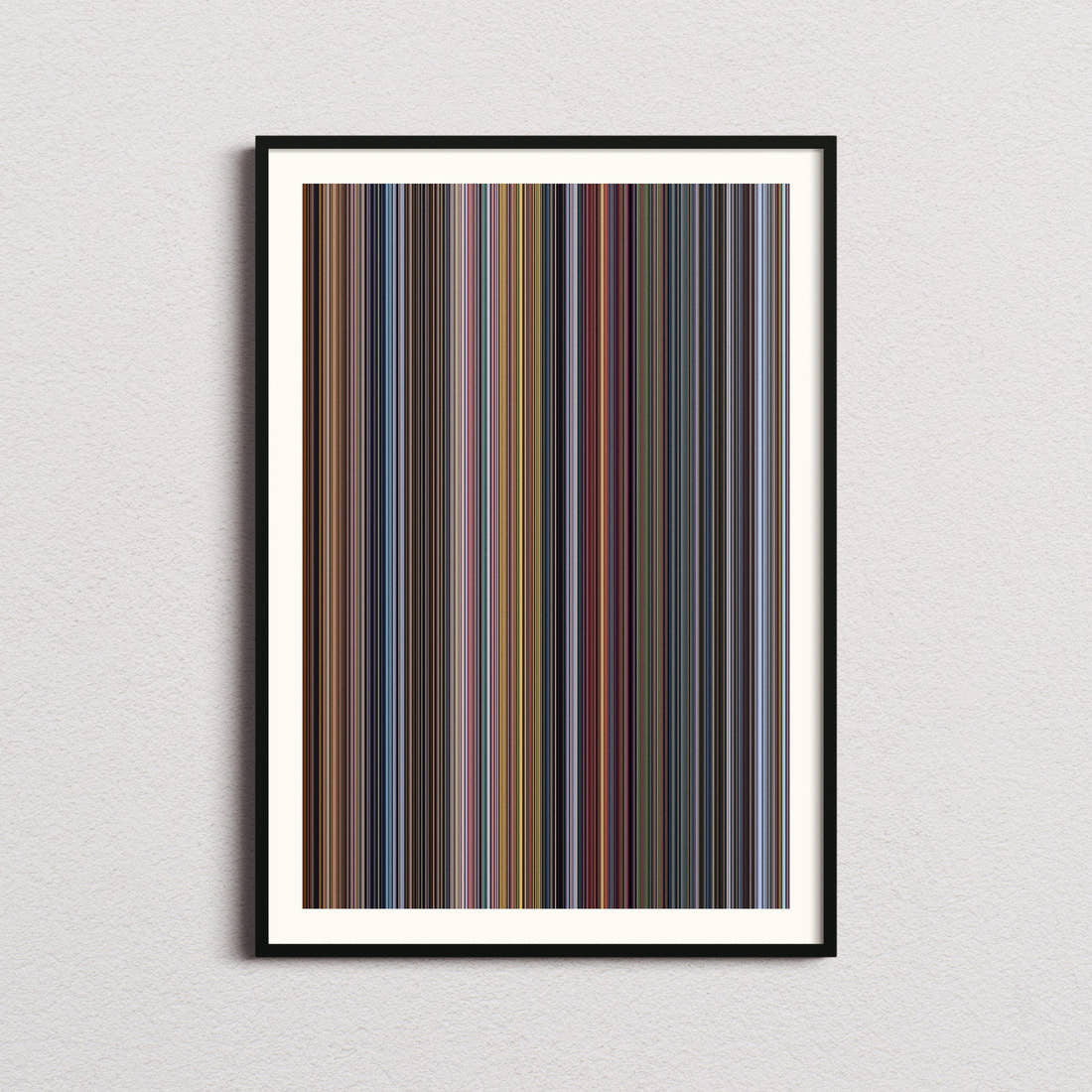 Pinocchio Movie Barcode Poster - Barcode Only
