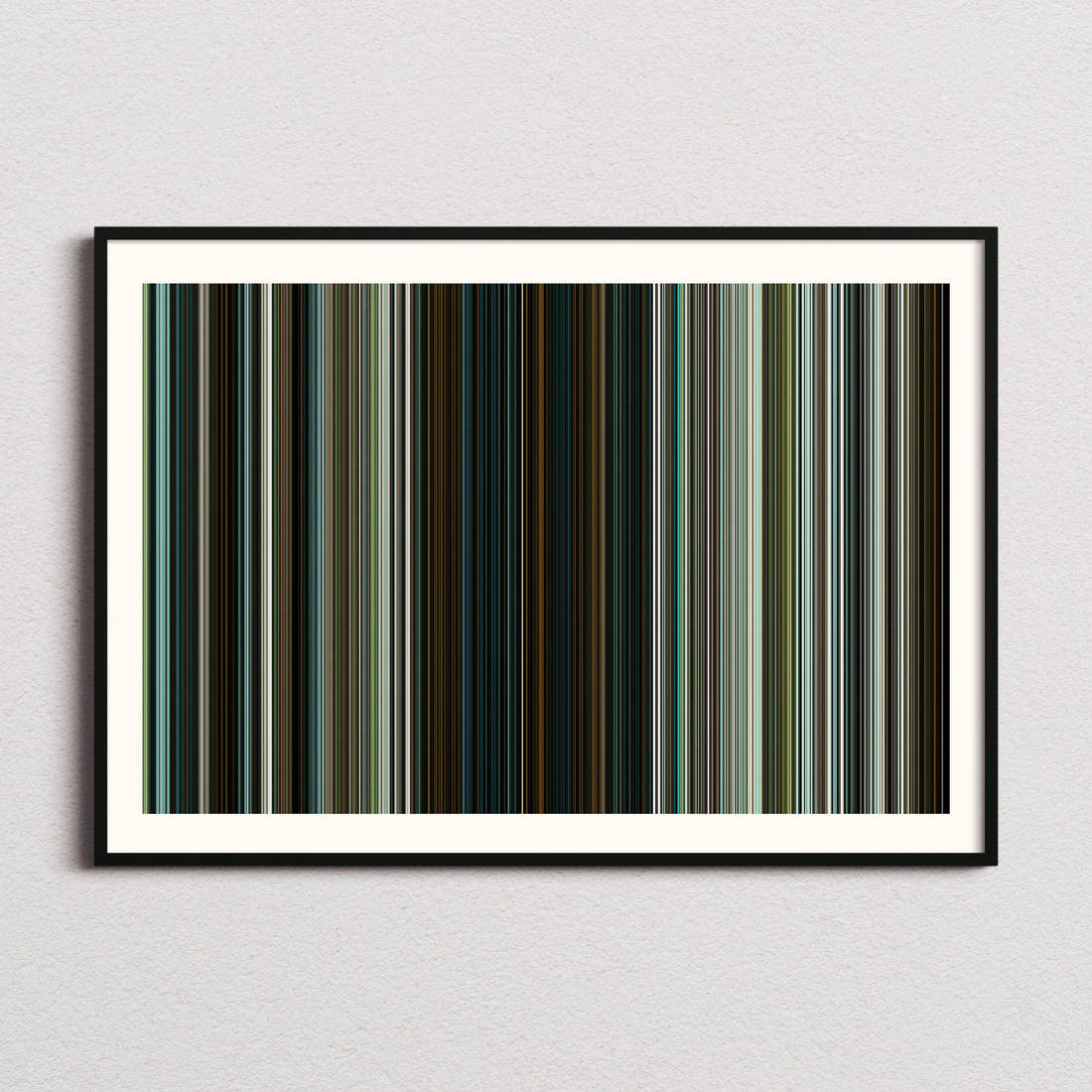 Pirates of the Caribbean: Dead Man's Chest Movie Barcode Poster - Barcode Only