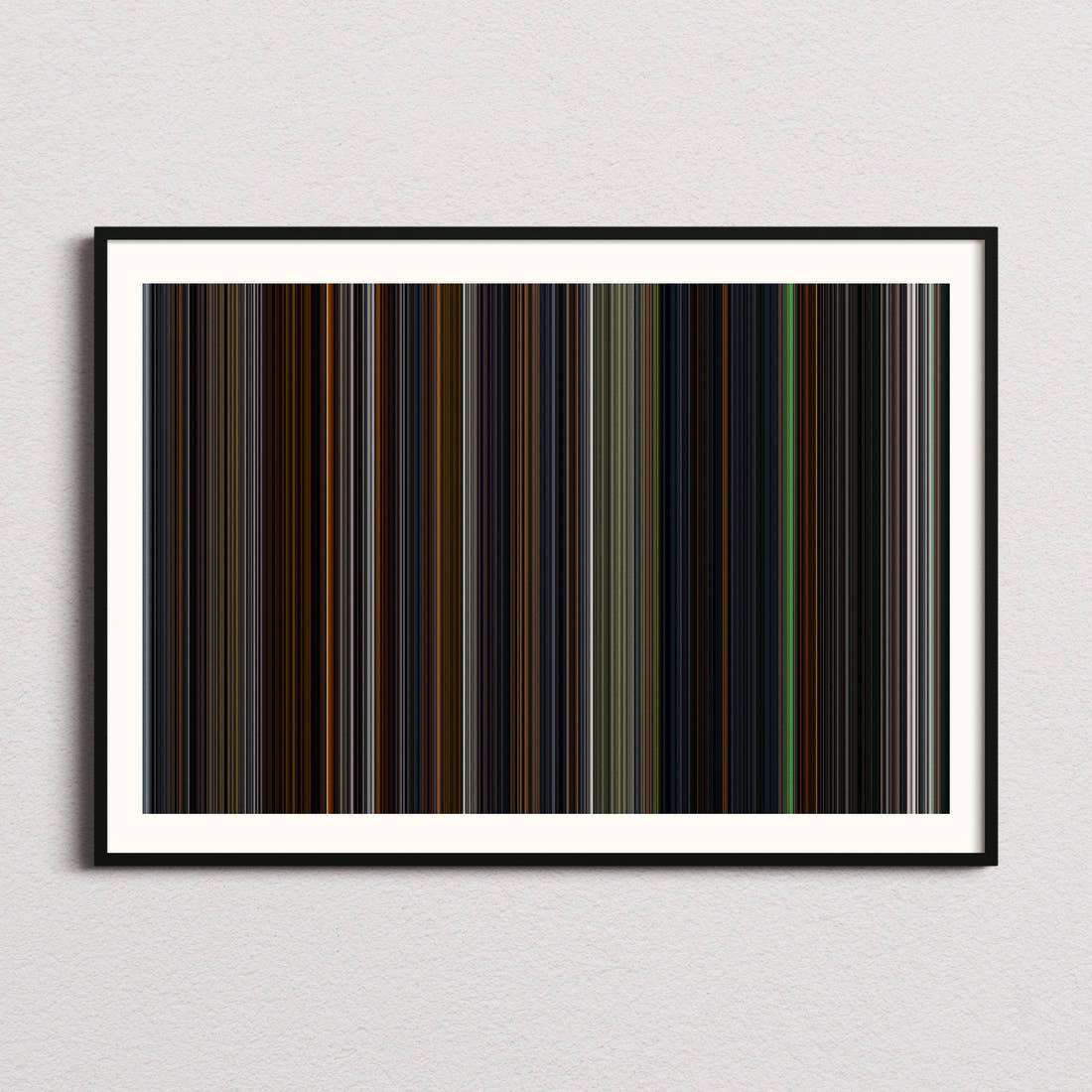 Pirates of the Caribbean: On Stranger Tides Movie Barcode Poster - Barcode Only