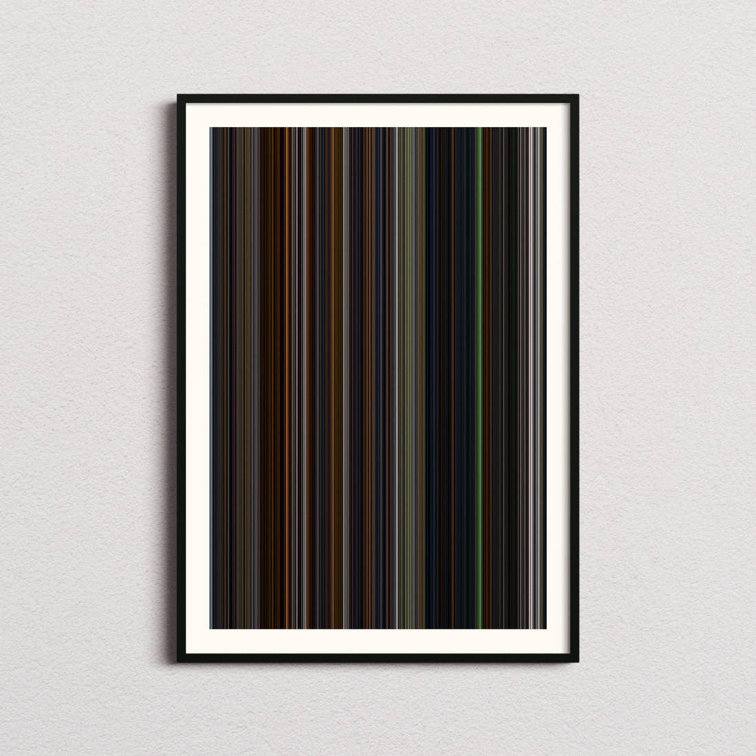 Pirates of the Caribbean: On Stranger Tides Movie Barcode Poster - Barcode Only