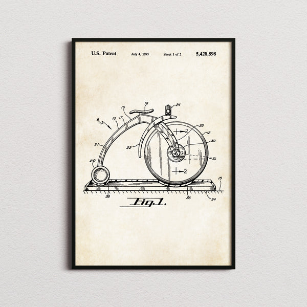 Pizza Cutter Patent Print