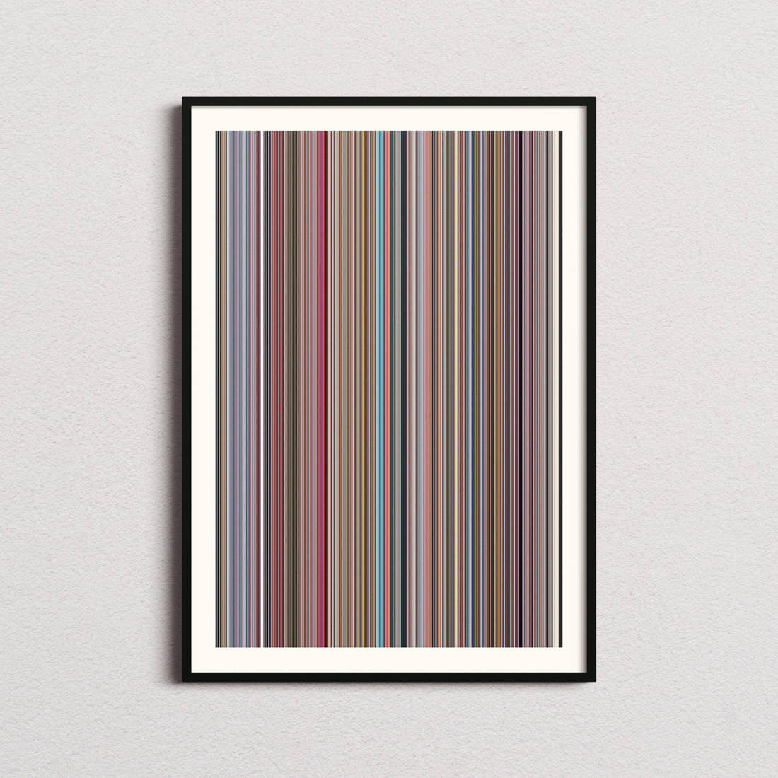 PK Movie Barcode Poster - Barcode Only