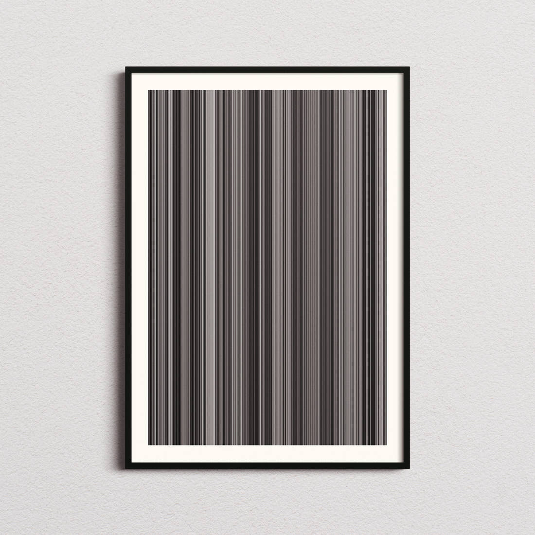 Plan 9 from Outer Space Movie Barcode Poster - Barcode Only