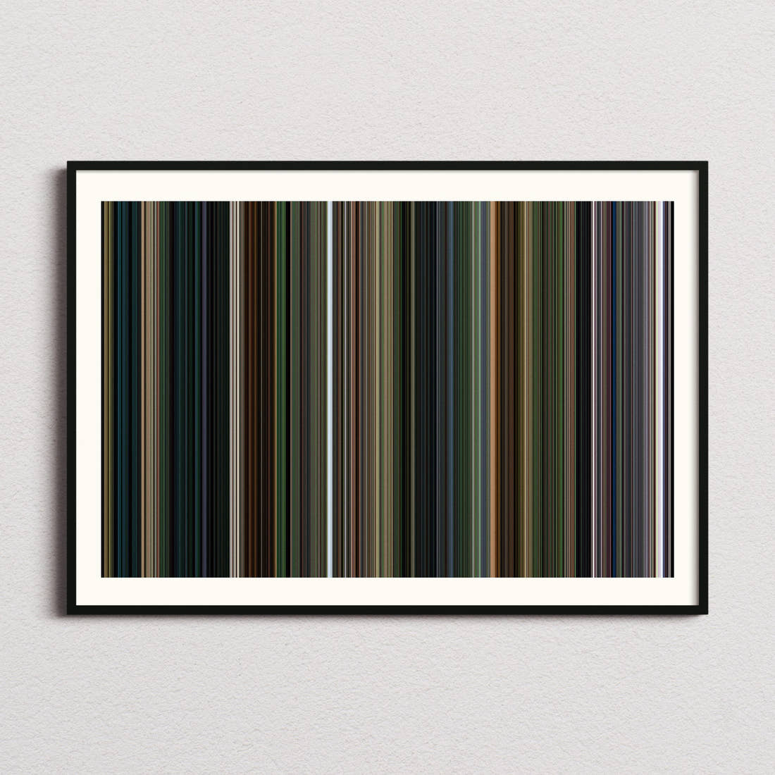Platoon Movie Barcode Poster - Barcode Only