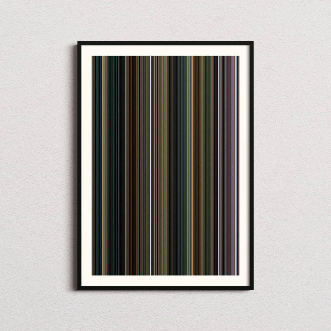 Platoon Movie Barcode Poster - Barcode Only