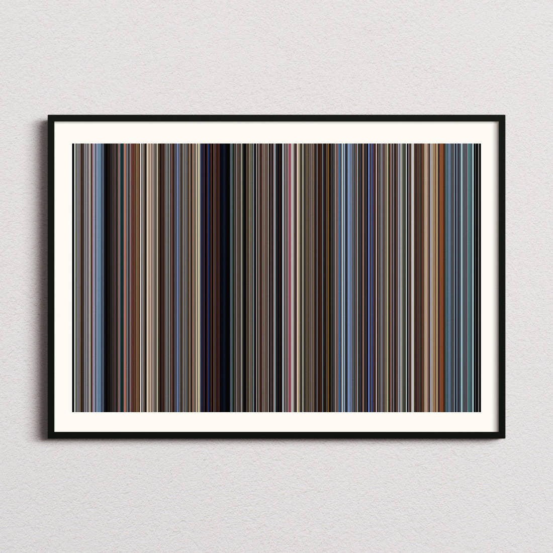 Point Break Movie Barcode Poster - Barcode Only