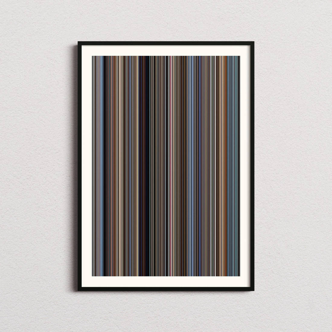 Point Break Movie Barcode Poster - Barcode Only