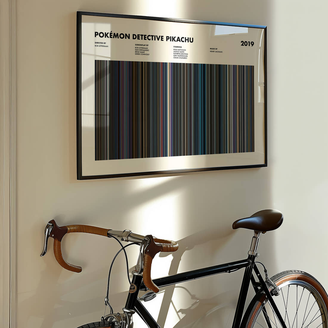 Pokémon Detective Pikachu Movie Barcode Poster