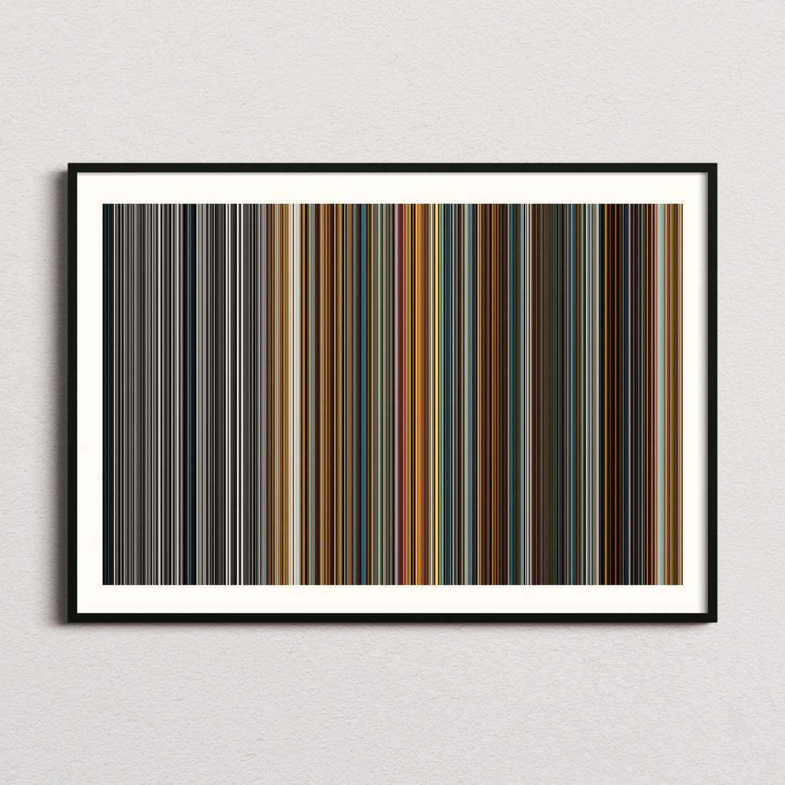 Poor Things Movie Barcode Poster - Barcode Only