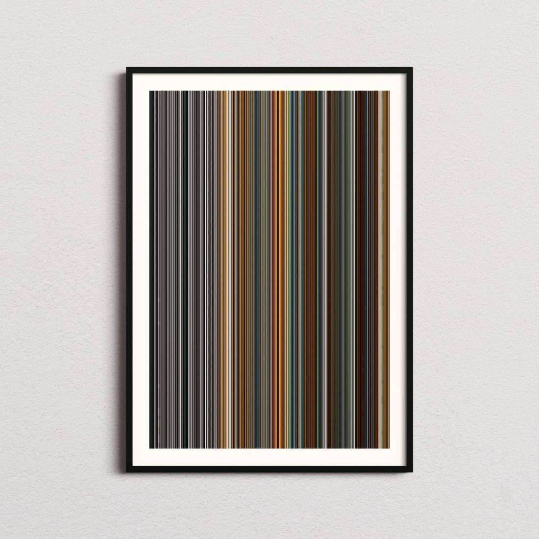 Poor Things Movie Barcode Poster - Barcode Only