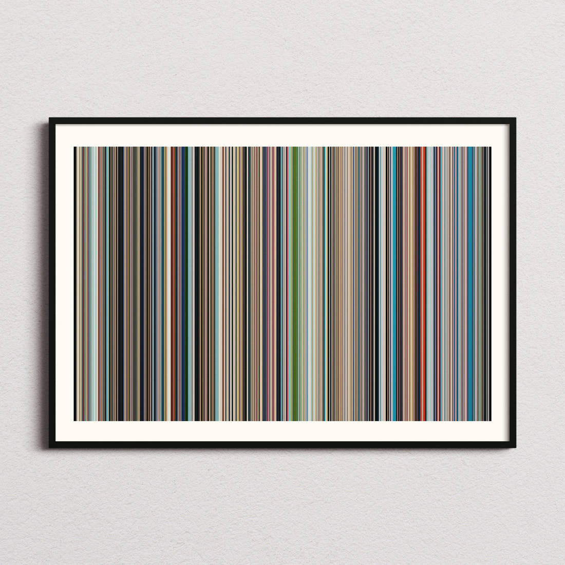 Porco Rosso Movie Barcode Poster - Barcode Only