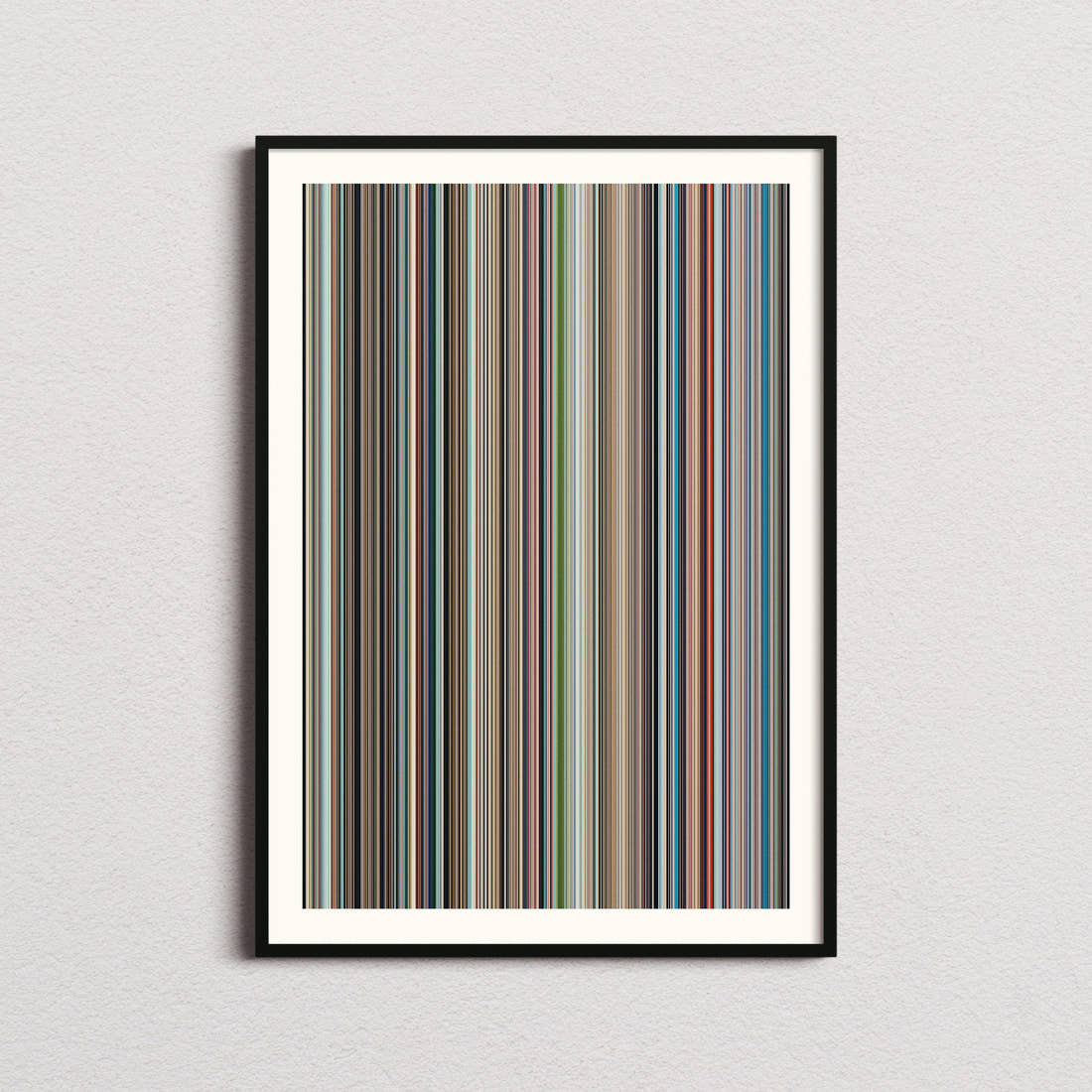Porco Rosso Movie Barcode Poster - Barcode Only