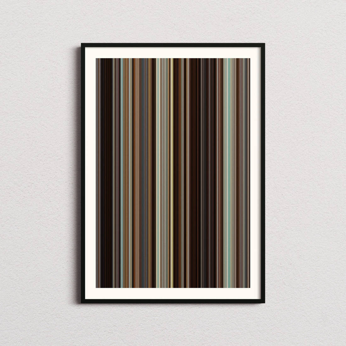 Portrait of a Lady on Fire Movie Barcode Poster - Barcode Only