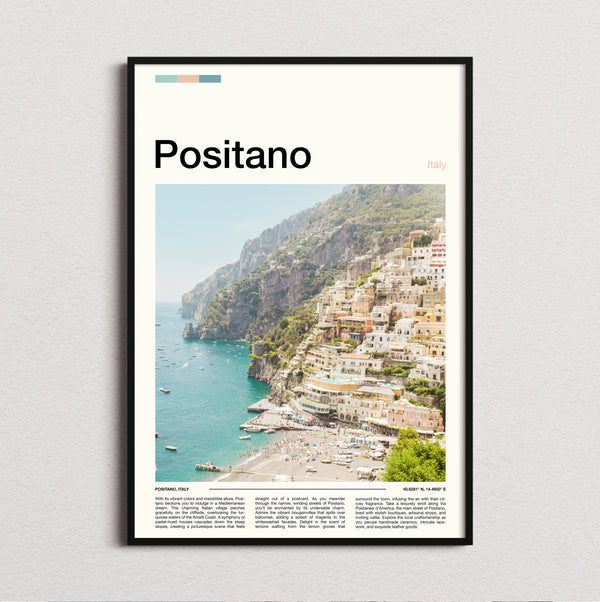 Positano - Cliffside Town - Travel Print