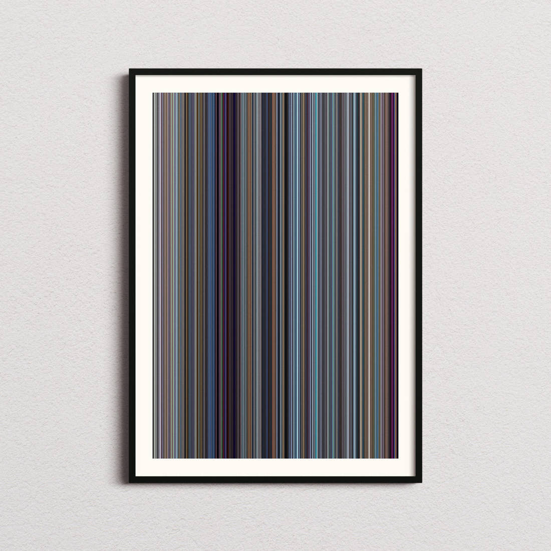 Precognito Movie Barcode Poster - Barcode Only