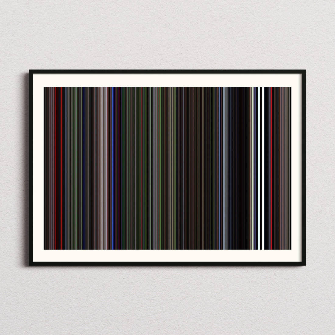 Predator Movie Barcode Poster - Barcode Only