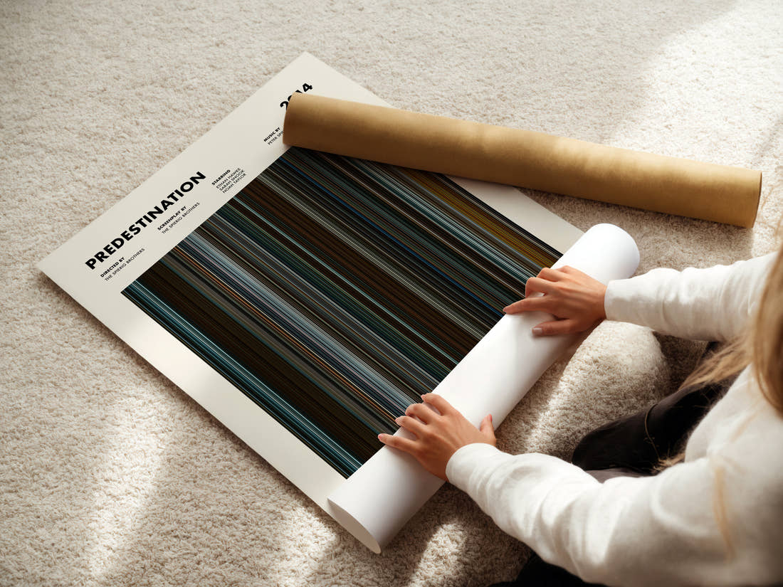 Predestination Movie Barcode Poster