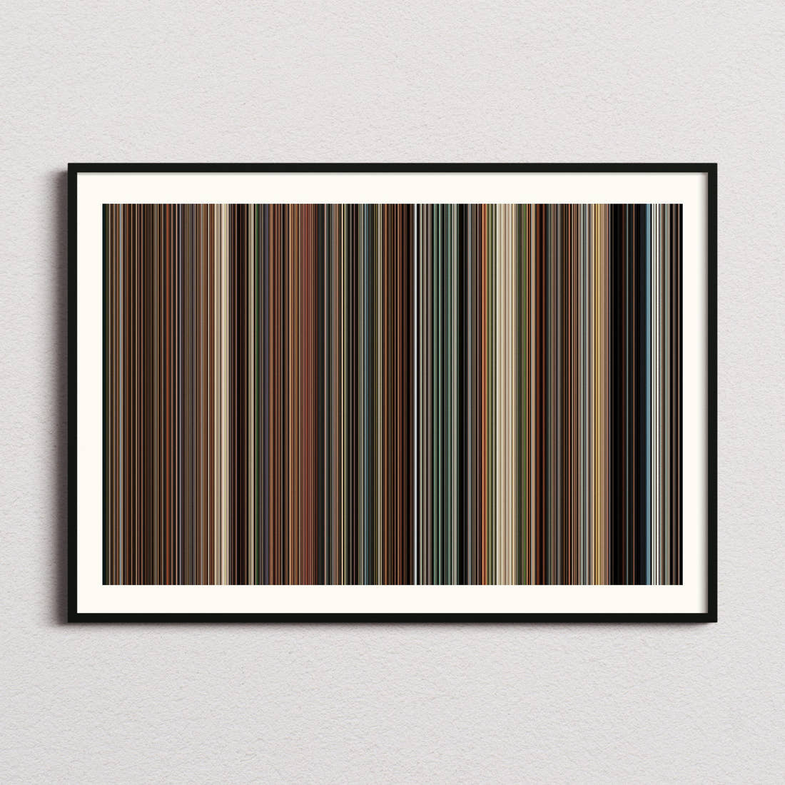 Pride and Prejudice 2005 Movie Barcode Poster - Barcode Only
